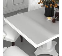 vidaXL Protecteur de Table Film de Protection de Meubles Nappe Couverture de Table de Salle à Manger Imperméable Mat 90x90 cm 1,6 mm PVC