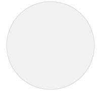 vidaXL Protecteur de Table Film de Protection de Meubles Nappe Couverture de Table de Salle à Manger Imperméable Transparent Ø 60 cm 2 mm PVC