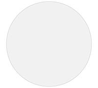 Protecteur de table transparent Ø 70 cm 2 mm PVC