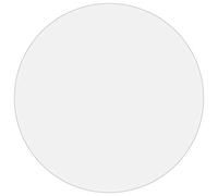 vidaXL Protecteur de Table Film de Protection de Meubles Nappe Couverture de Table de Salle à Manger Imperméable Transparent Ø 80 cm 2 mm PVC