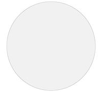 vidaXL Protecteur de Table Film de Protection de Meubles Nappe Couverture de Table de Salle à Manger Imperméable Transparent Ø 110 cm 2 mm PVC