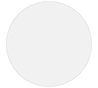 vidaXL Protecteur de Table Film de Protection de Meubles Nappe Couverture de Table de Salle à Manger Imperméable Transparent Ø 60 cm 2 mm PVC
