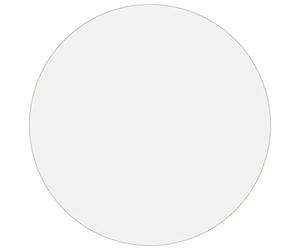 vidaXL Protecteur de Table Film de Protection de Meubles Nappe Couverture de Table de Salle à Manger Imperméable Transparent Ø 80 cm 2 mm PVC