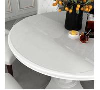 vidaXL Protecteur de table transparent Ø 100 cm, PVC 1,6 mm