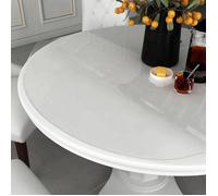 vidaXL Protecteur de table transparent Ø 110 cm PVC 1,6 mm 288253