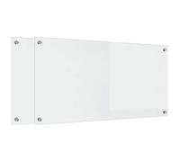 vidaXL Protection de Cuisine 2 pcs Transparent 100 x 50 cm, Design Moderne, Plan de Travail Durable : Dosseret en Verre résistant à la Chaleur, pour Une déco stylée