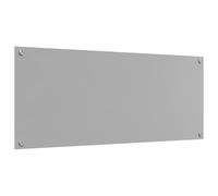 vidaXL Protection de Cuisine Gris Clair 120 x 50 x 0.6 cm Verre trempé, Créez Un Style Moderne, dosseret en Verre trempé, Garde-Splash rectangulaire, protège Mur pour Cuisiner