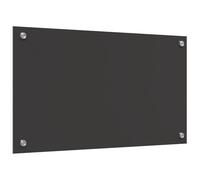 Vidaxl Meuble De Cuisine Gris Foncé 70x40x0,6 Cm En Verre Trempé Gris