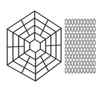 vidaXL Protection d'étang 40 Pcs Noir Polypropylène