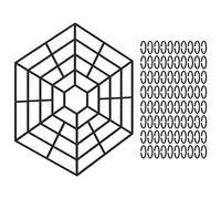 vidaXL Protection d'étang 40 pcs Noir Polypropylène, Protection de Bassin, Protection à Poissons, écran d'étang, Protections de Bassin