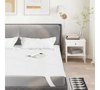 vidaXL Protège-Matelas Blanc 120x220 cm imperméable, Drap de lit, literie, Housse de Drap-Housse, Drap-Housse, Housse de Matelas, Housse de surmatelas