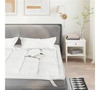 vidaXL Protège-matelas blanc 120 x 220 cm – 4100194 G