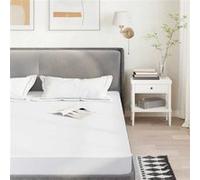 vidaXL Protège-matelas blanc 140x200 cm imperméable blanc G