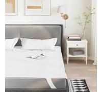 Vidaxl Protège-Matelas Blanc 160x200 Cm Imperméable Blanc