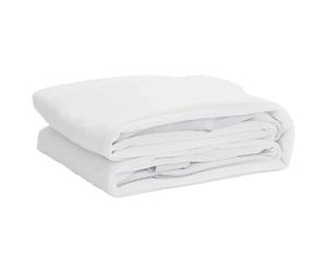 vidaXL Protège-Matelas Blanc 160x220 cm imperméable