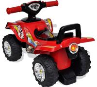 vidaXL Quad rouge à monter pour enfants avec son et lumière
