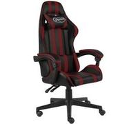 Fauteuil De Jeux Vidéo Noir Et Rouge Bordeaux Similicuir - Vidaxl Rouge