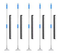 vidaXL Raclettes à plancher 5 pcs 60,5x119,5 cm acier et caoutchouc