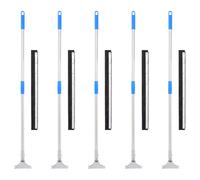 Vidaxl Raclettes À Plancher 5 Pcs 60,5x119,5 Cm Acier Et Caoutchouc