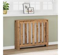 vidaXL Radiatorombouw 104x20x82 cm bewerkt hout artisanaal eikenkleur852743 G