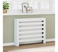 vidaXL Radiatorombouw 104x20x82 cm bewerkt hout wit852690 G