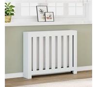 vidaXL Radiatorombouw 104x20x82 cm bewerkt hout wit852735 G