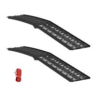 vidaXL Ramp de Chargement 2 pcs Noir 222 x 29 x 14 cm Aluminium