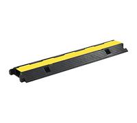Rampe de protection de câble 1 canal caoutchouc 100 cm