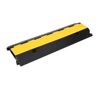 vidaXL Rampe de Protection de câble avec 2 canaux 100 cm Caoutchouc