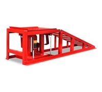 vidaXL Rampes d'accès 2 pcs. Rouge Acier