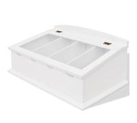 vidaXL Range-couverts en style baroque PFDM Blanc 242645