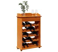 Vidaxl Rangement À Vin 90x60x30 Cm Bois Massif Pin