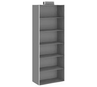 vidaXL Rangement suspendu pour armoires 2 pcs. avec 6 compartiments Tissu