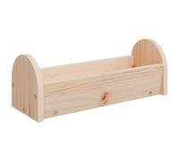 vidaXL Râtelier à foin pour lapins 28x10x10 cm bois massif sapin