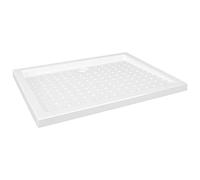 vidaXL Receveur de Douche avec Picots Bac de Douche Base de Douche Salle de Bain Maison Intérieur Anti-Rouille Anti-humidité Blanc 90x70x4 cm ABS