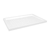 vidaXL Receveur de douche avec picots – ABS blanc 70x100x4 cm anti-rouille anti-humidité