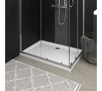 vidaXL Receveur de douche avec picots Blanc 70x100x4 cm ABS 148899