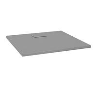 vidaXL Receveur de douche SMC Gris 90x80 cm