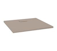vidaXL Receveur de douche SMC Marron 90x80 cm