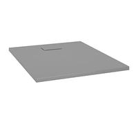 vidaXL Receveur de douche SMC Gris 100x80 cm