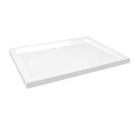 vidaXL Receveur de douche rectangulaire ABS 80x100 cm