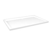 vidaXL Receveur de Douche Base de Douche Bac de Douche Salle de Bain Toilette Salle d’Eau Maison Intérieur Rectangulaire ABS Blanc 80x120 cm