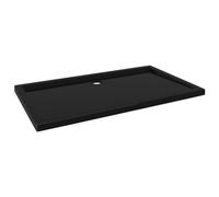 vidaXL Receveur de Douche Base de Douche Bac de Douche Salle de Bain Toilette Salle d’Eau Maison Intérieur Rectangulaire ABS Noir 70x120 cm