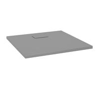 vidaXL Receveur de douche SMC Gris 90x90 cm
