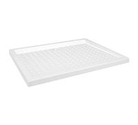 vidaXL Receveur de douche 80x100x4 cm ABS Blanc – avec picots, anti-rouille, anti-humidité