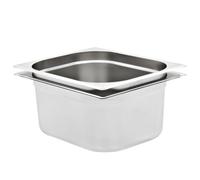 Vidaxl Récipients Gastronorm 2 Pcs Gn 1/2 150 Mm Acier Inoxydable