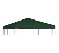 Vidaxl Recouvrement De Remplacement D'auvent 310 G/M² 3 X 3 M Vert Multicolore