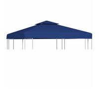 vidaXL Recouvrement de remplacement d'auvent 310 g/m² 3x3 m Bleu foncé 40879