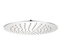 Tête de douche plongeante ronde en acier inoxydable 25 cm
