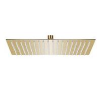 vidaXL Pomme de douche pluie Acier inoxydable 50x50 cm Carrée Doré